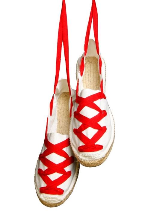 Traditional Basque Espadrilles With Laces Spanish Fashion Spanish