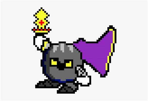 Meta Knight Pixel Art Transparent Png 560x510 Free Download On