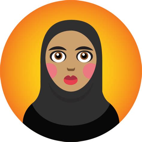 icône musulmane femme avatar les gens hijab dans diverse society ui