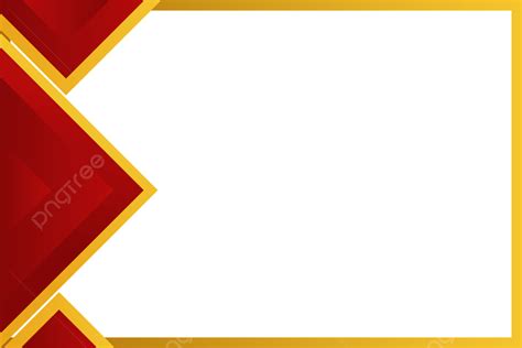Red Gold Elegant Certificate Border With Gradation Color Borders