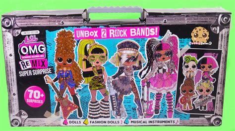 Rock Star Fashion Omg Dolls Remix Surprise Limited Edition Box Youtube