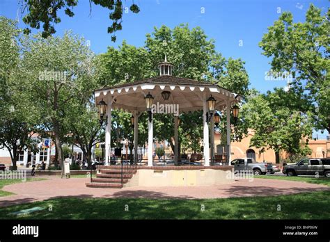 Old Town Plaza Albuquerque New Mexico Usa Stock Photo Alamy