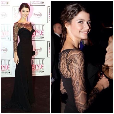 Beren Saat Lace Dress With Pointy Detailed Chest Turkish Series İntikam Elbiseler