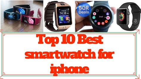 Top 10 Best Smartwatch For Iphone Youtube