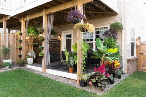 A small backyard pool is very cost effective to build, install and maintain. Small Townhouse Patio Ideas and My Gorgeous Tiny Backyard ...