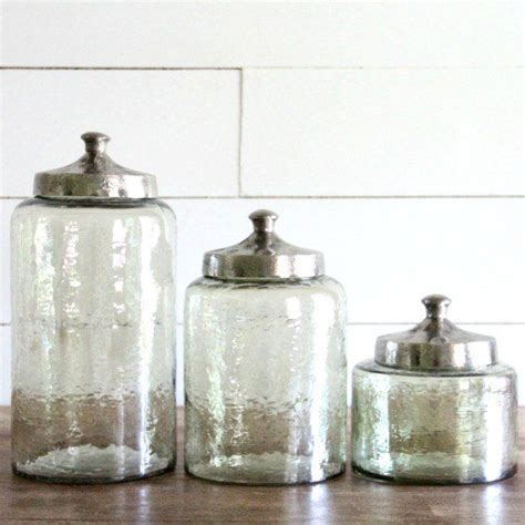 Air bubble 'australian breathing air', warrnambool, victoria. Vintage French Soul ~ Hammered Lid Glass Canister, Set of ...