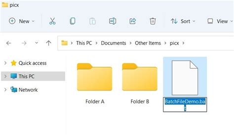 How To Create And Use A Batch File To Move Multiple Files In Windows
