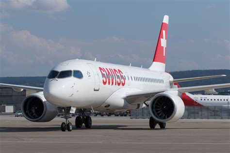 Swiss International Air Lines Worlds First To Put New Bombardier C