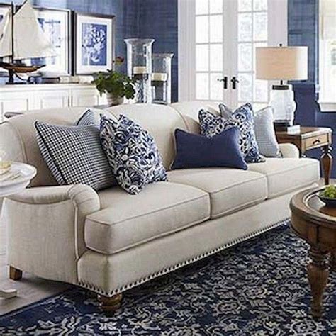 Coastal Living Rooms With Sectionals Blue Living Room Living Room