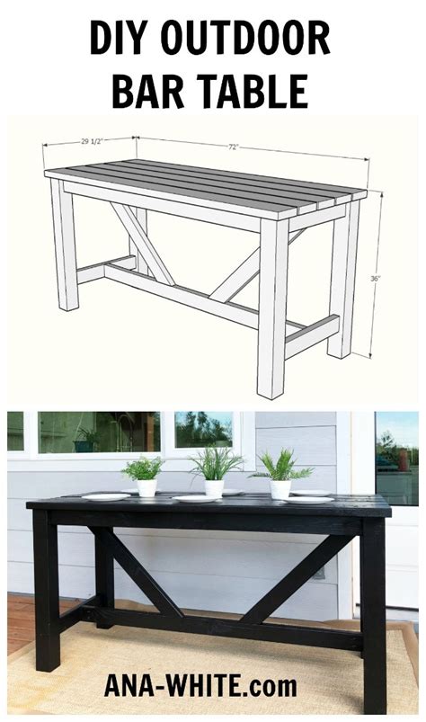 Ana White Outdoor Table Plans Coffee Table Design Ideas