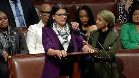 rep rashida tlaib censured by house over israel comments abc news