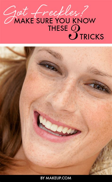Got Freckles Make Sure You Know These 3 Tricks L Makeup To Cover Freckles Makeup