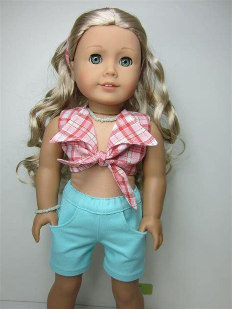 American Girl Doll Clothes Mint Green 4 Pocket Shorts And Etsy Doll
