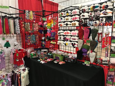 Vendor Booth Set Up Hair Bow Vendor Craft Fair Christmas Show Booth Layout Event 10x10 Booth