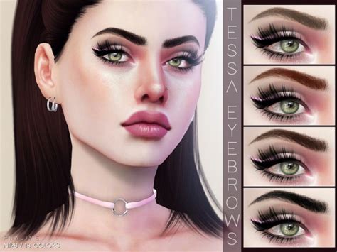 Sims 4 Eyebrows Custom Content Coldjes
