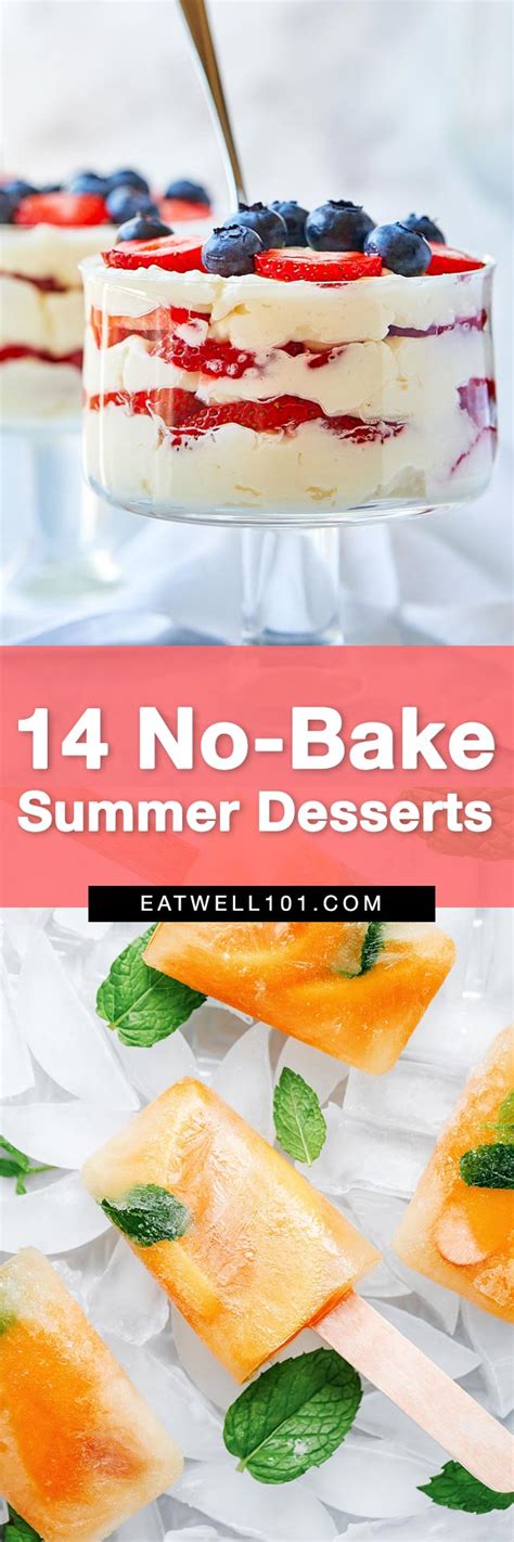No Bake Summer Dessert Recipes 14 Easy No Bake Summer Dessert Recipes