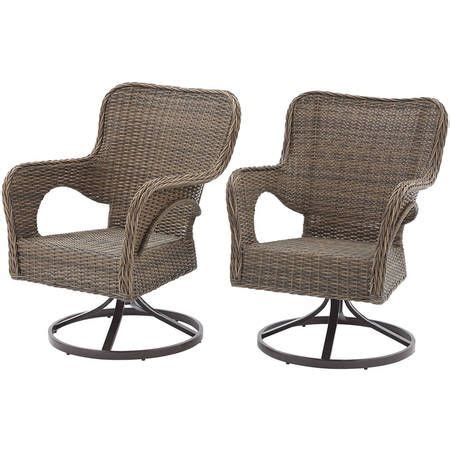 Better Homes And Gardens Camrose Farmhouse Mix And Match Wicker Swivel