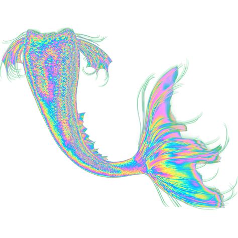 Mermaid Tail Holographic Holo Holographic Colorful Rain