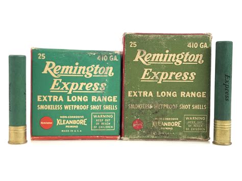 Lot 49 Rds Remington Express 410 Gauge Shotgun Shells