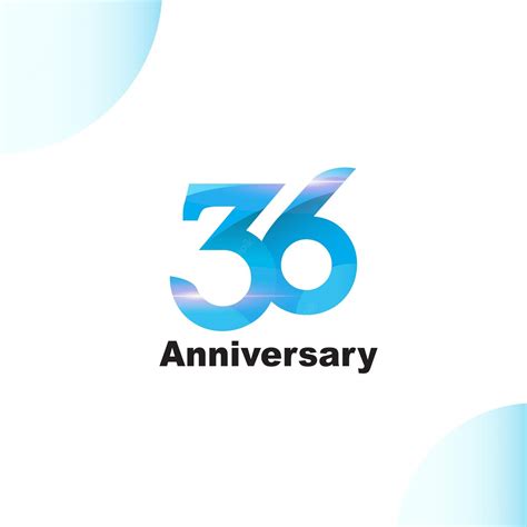 Premium Vector 36 Anniversary Logo