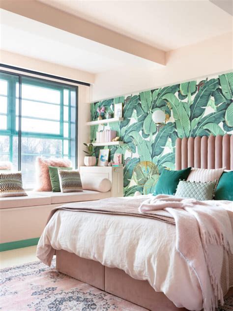 Green And Pink Bedroom Ideas Home Interior Design