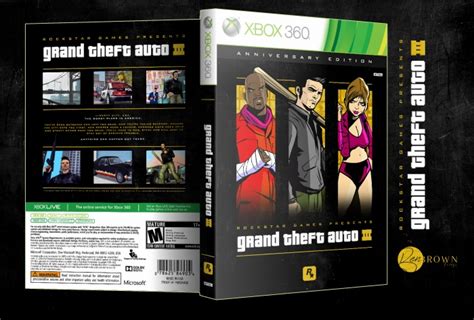 Grand Theft Auto Iii Anniversary Edition Xbox 360 Box Art Cover By