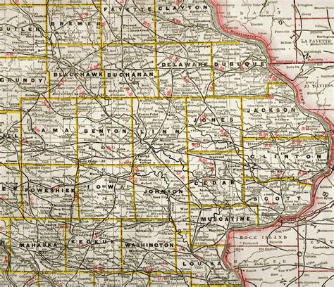 Eastern Iowa Map Des Espoirs