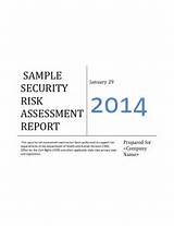 Pictures of Sample Security Assessment Report