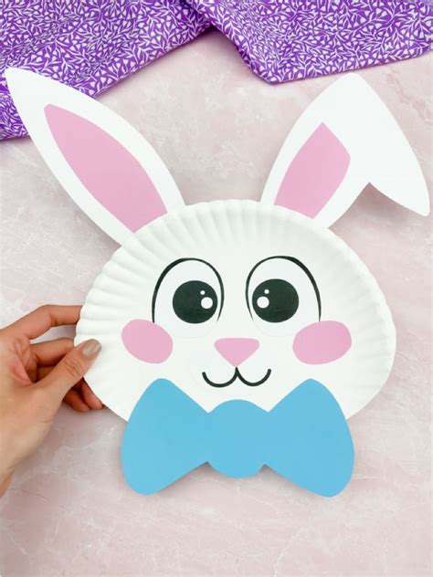 Handprint Bunny Craft For Kids Free Template Coloring Pages For Images