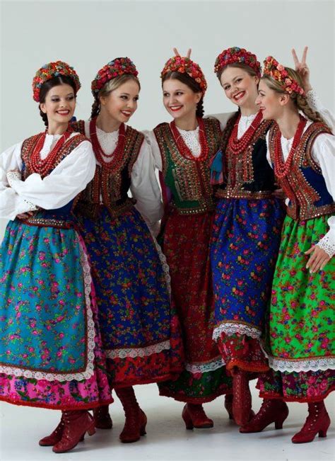 Loving Poland — Ginara Polish Girls In Folk Costume From Polish