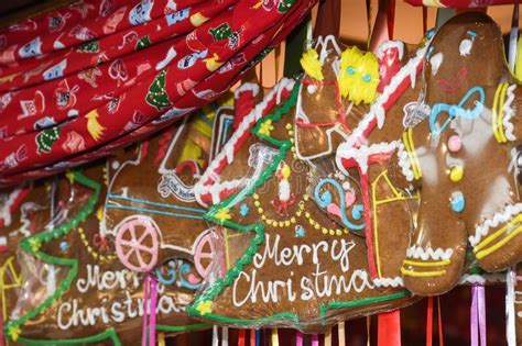 Also includes option to print on lunch. Many Gingerbread Cookies Over The Counter, During Vienna Christmas Market.Merry Christmas Candy ...