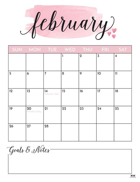 February 2023 Calendars 50 Free Printables Printabulls