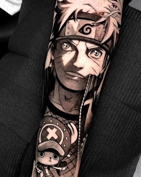 Naruto Tattoo Located On The Inner Forearm