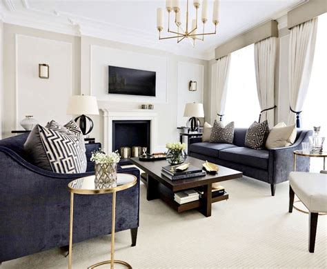 Elegant Beige And Black Living Room Decor Glamour Living Room Beige