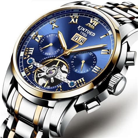 Buy Kinyued Stainless Steel Mechanical Wrist Watches