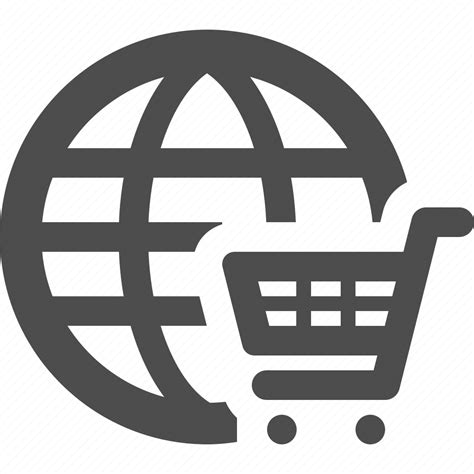 Cart E Commerce Global Globe Online Shopping Icon Download On