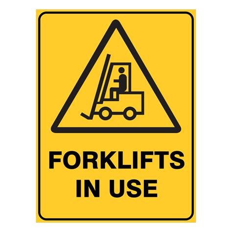 Forklifts In Use Discount Safety Signs New Zealand