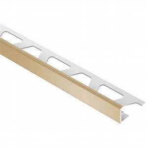 Schluter Systems Jolly 0 25 In W X 98 5 In L Light Beige Pvc L Angle