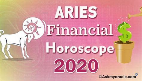 Aries Money And Finance 2020 Horoscope Predictions