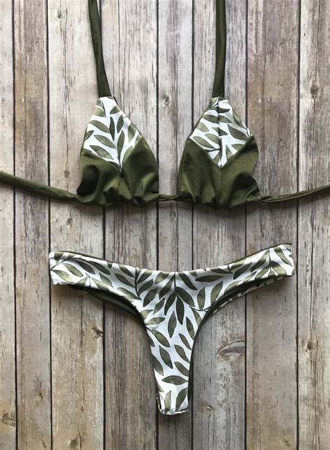 Tuscany X Olive Bikini Set Brazilian Style Swimwear Bikinis Olive