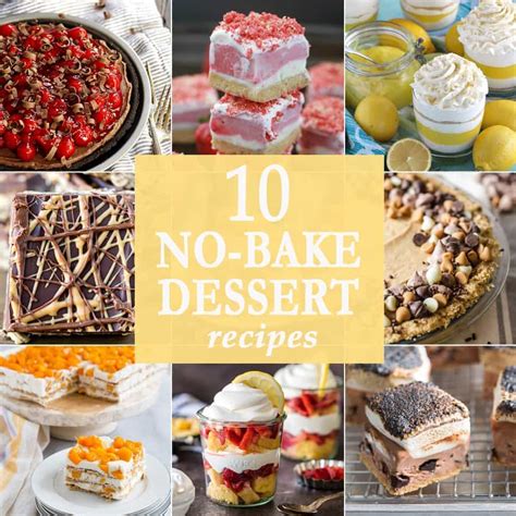 10 No Bake Desserts The Cookie Rookie Cravings Happen