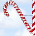 6' Candy Cane - Commercial Outdoor Christmas Pole Decoration ...