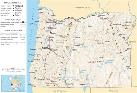 Map Of Oregon California Border World Map