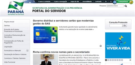 Portal dos Servidores do Paraná Contracheque e Protocolo Blog Brasil