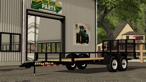 24ft Bumper Pull Bigtex Lawncare V10 Trailer Farming Simulator 2022