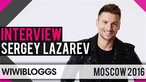 sergey lazarev you are the only one russian eurovision pre party moscow interview youtube