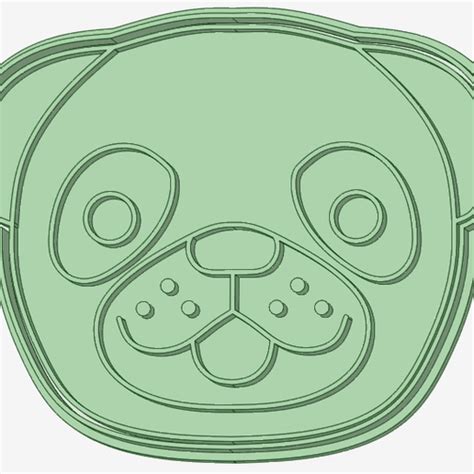 Download Stl File Doggy 1 Cookie Cutter • 3d Printer Object ・ Cults