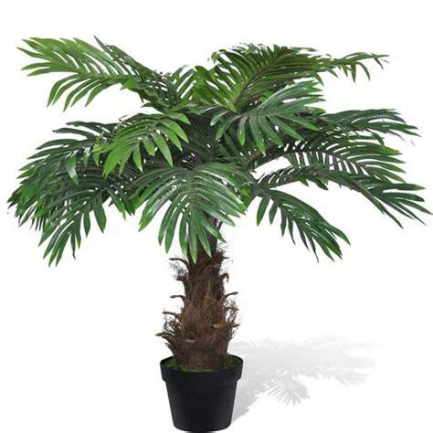 Lifelike Artificial Cycas Palm Tree With Pot 31