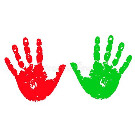 Colored Hands Stock Illustrations 10245 Colored Hands Stock