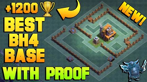 Best Builder Hall 4 Base Wproof Bh4 New Anti 1 Star Coc Builder Base